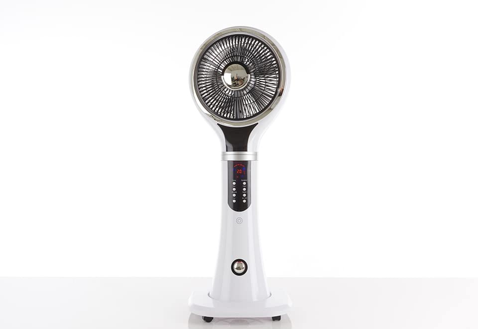 Sharper Image Portable Evaporative Air Cooler - Personal Space Cooler with 3 Speeds, Quiet Operation for Bedroom, Office & Outdoor Use