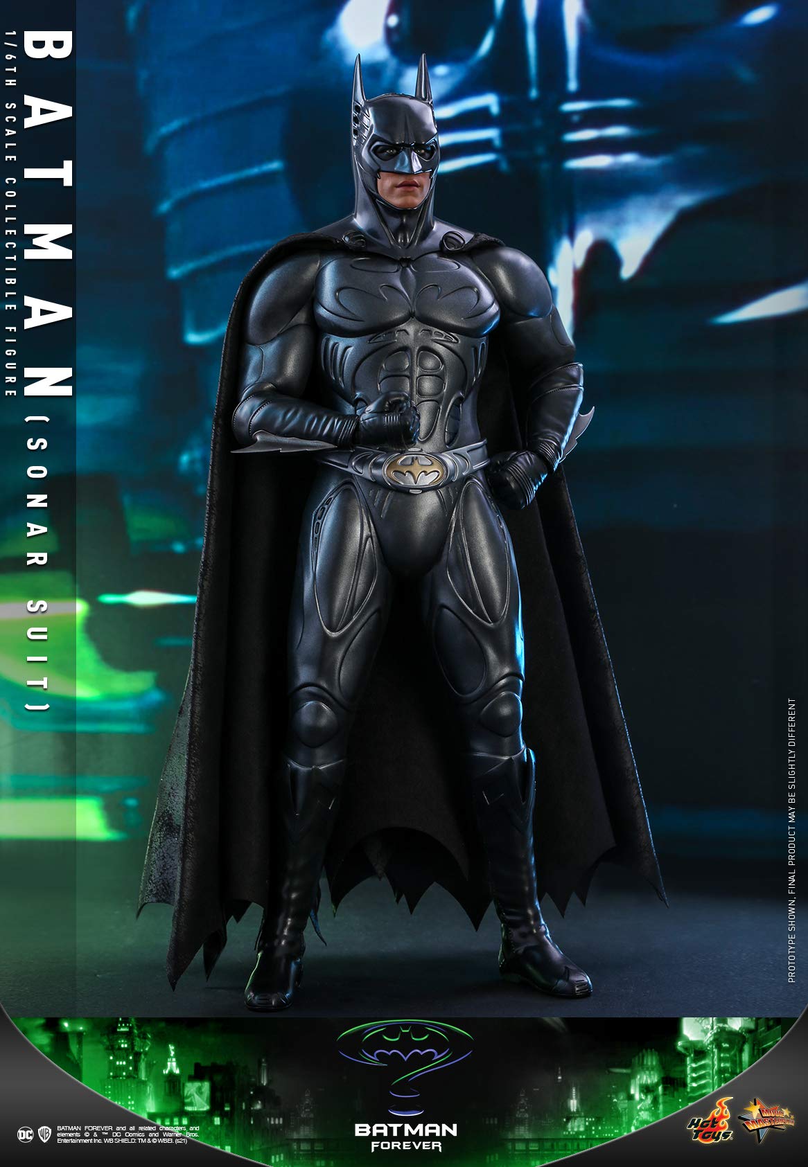 Hot Toys 1:6 Scale Batman Sonar Suit Action Figure - Batman Forever Movie Collectible, Multicolor - Perfect for Display, Gifts & DC Comics Fans