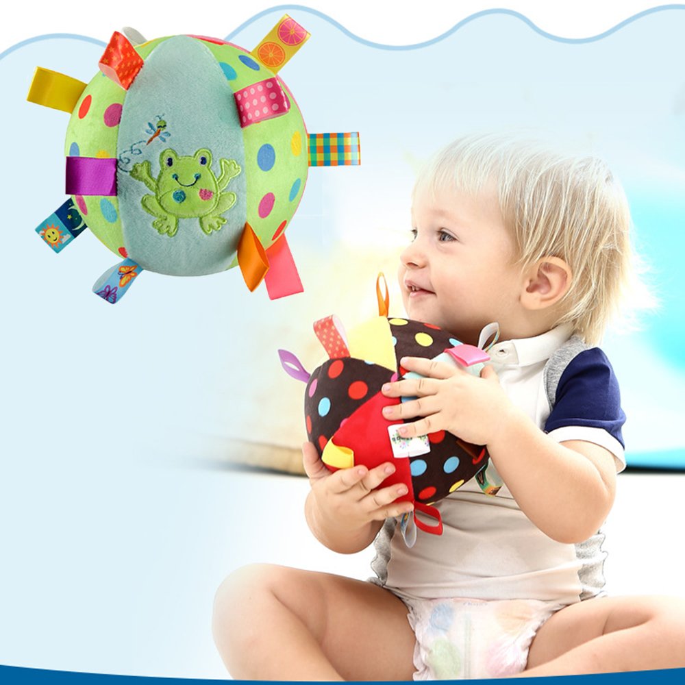 6 Inch Plush Stuffed Animal Multi-Sensory Toy for Kids & Adults - Soft Stress Relief, Anxiety Soother & Calming Fidget Toy - Perfect for Bedtime, Relaxation, ADHD & Autism Therapy - Calm Down Companion Peaceful Ball