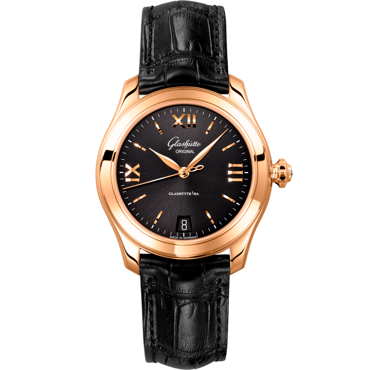 Glashutte Original Serenade Lady's Watch 18K Rose Gold - Luxury Women's Timepiece for Elegant Occasions & Formal Events