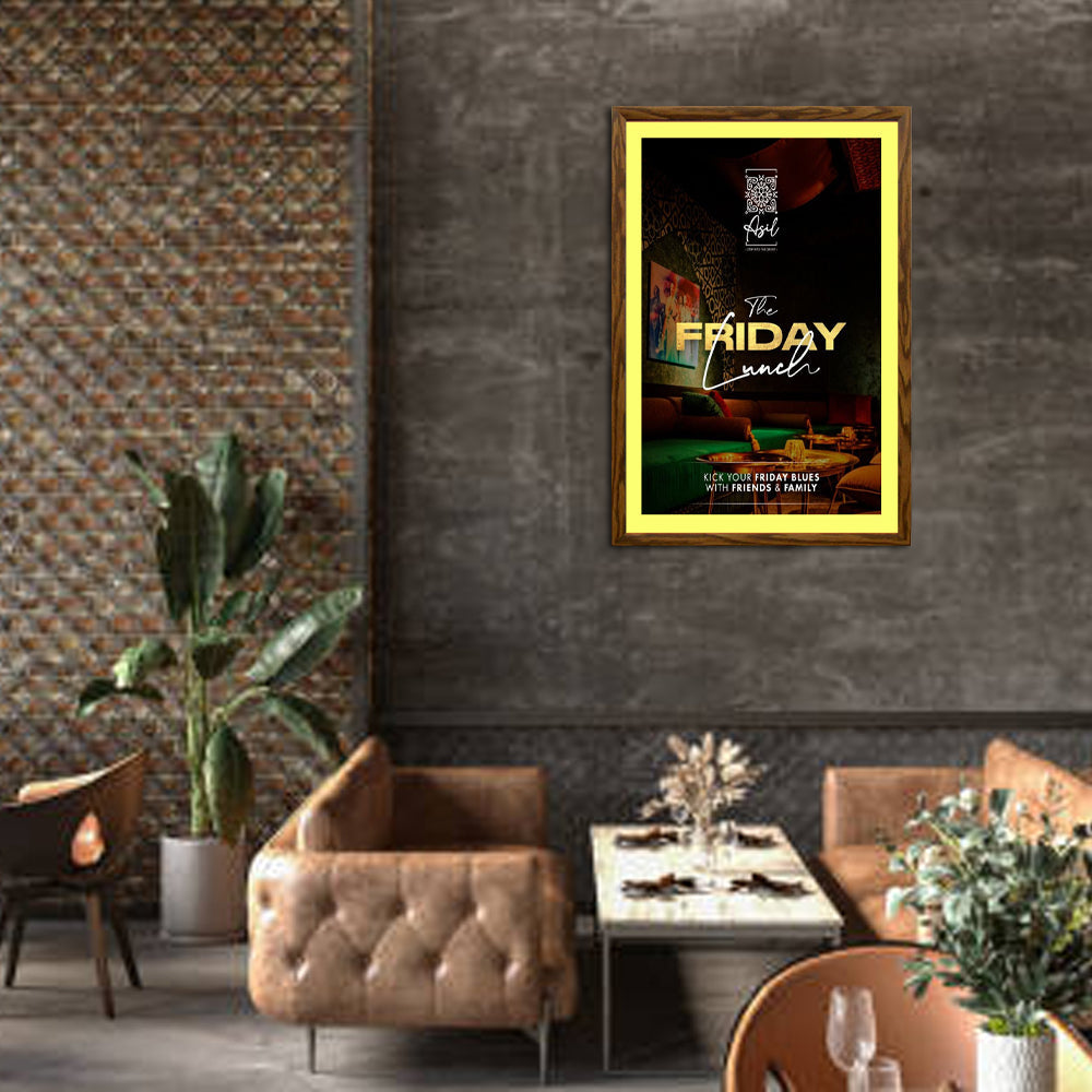 22x34 Designer Wood Snap Frames for Posters - 3 Wide Matboard Display - Perfect for Art Galleries, Home Decor & Office Presentations