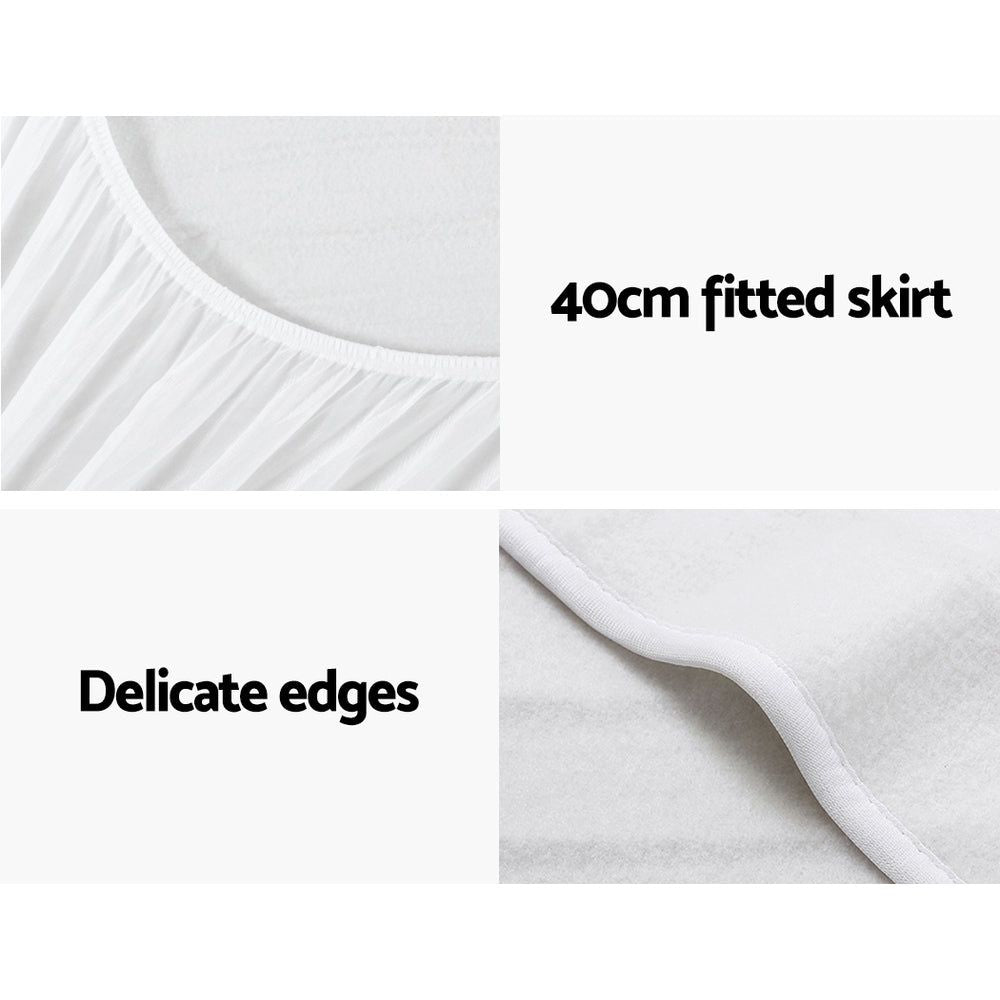 Giselle Double Size Electric Blanket - Soft Polyester Heating Blanket for Winter Warmth - Perfect for Bed, Couch & Office Use