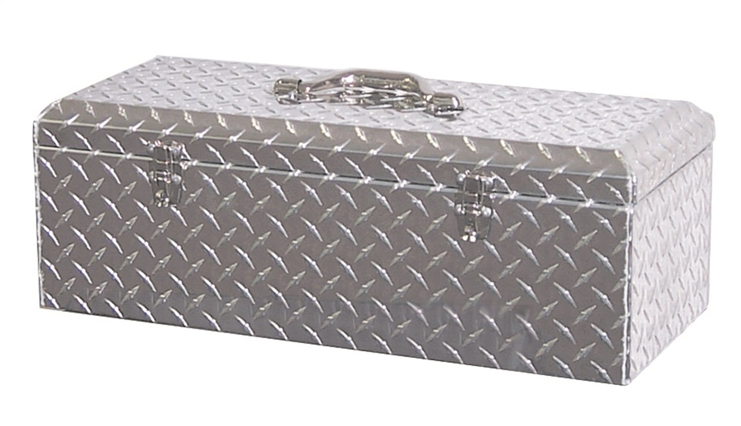Lund 5116 Challenger Series Brite Hand-Tote Storage Box - Silver | Durable Car Organizer for Tools, Groceries & Sports Gear | Perfect for Trucks, SUVs & Road Trips