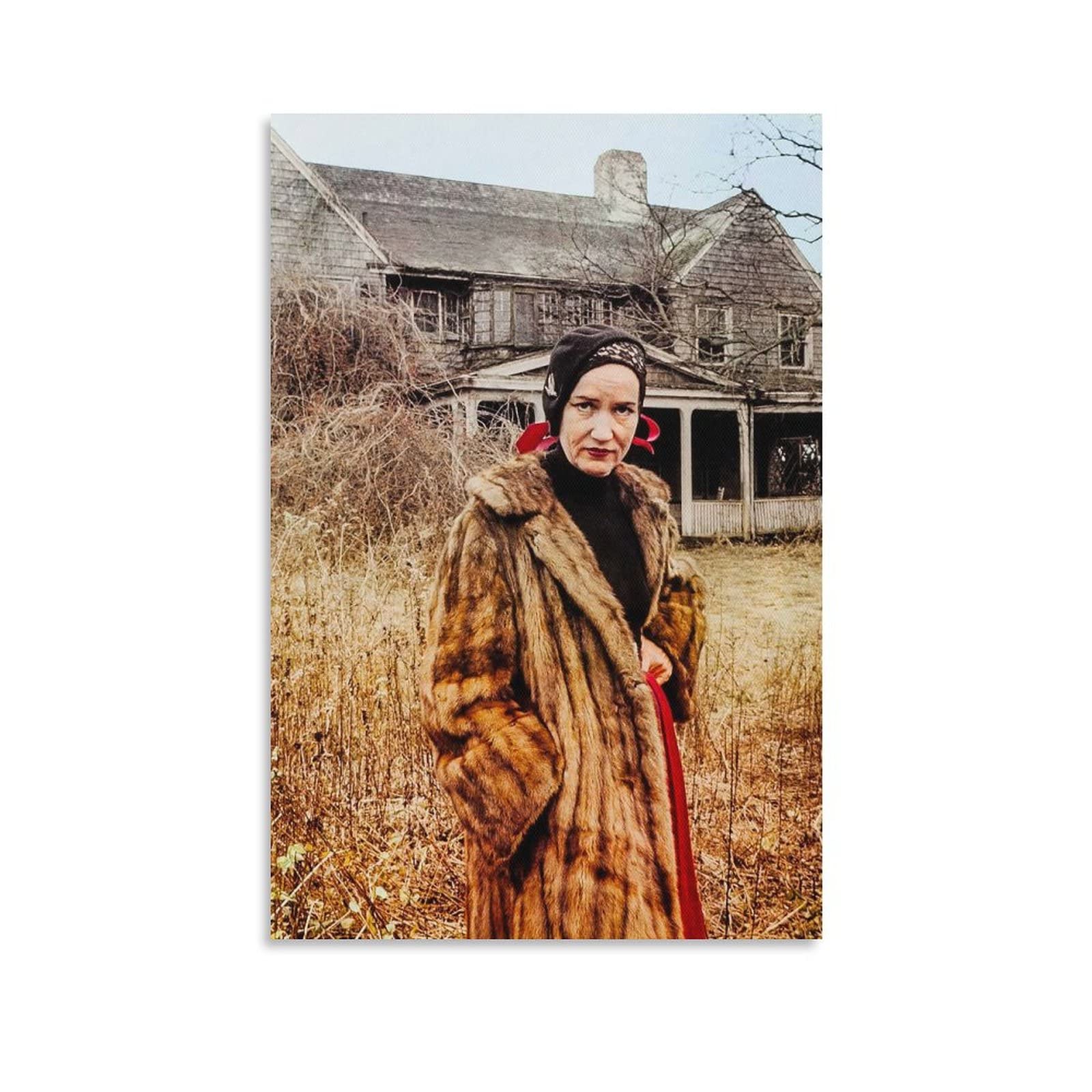 Grey Gardens Movie Poster Canvas Wall Art - Vintage Film Decor for Living Room, Bedroom, Office - 16x24 Inch (40x60cm) Framed Print - Perfect Gift for Movie Lovers & Home Aesthetic