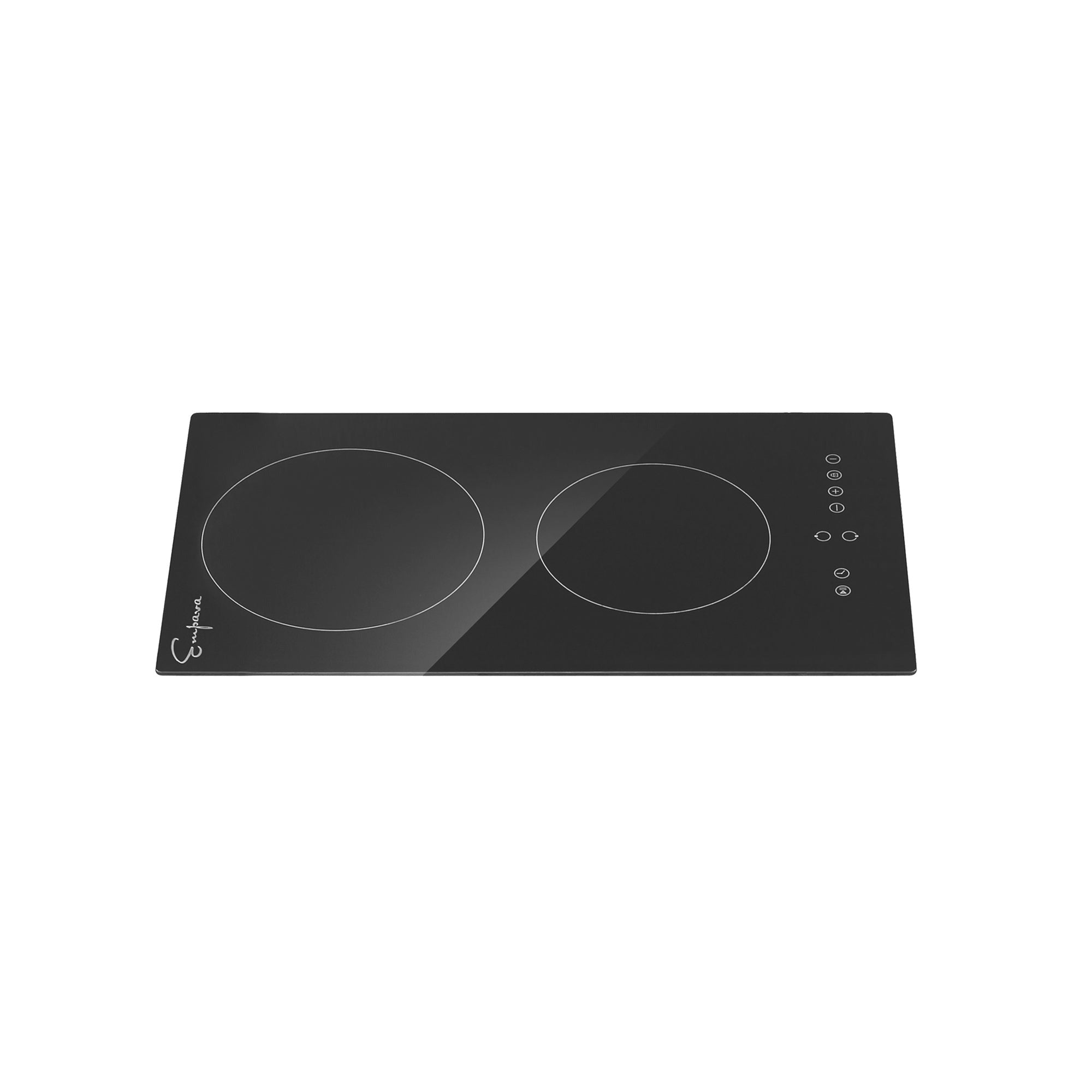 Empava 12 Inch Black Electric Radiant Cooktop - 12REC10 - Perfect for Modern Kitchens, Apartments & Small Spaces