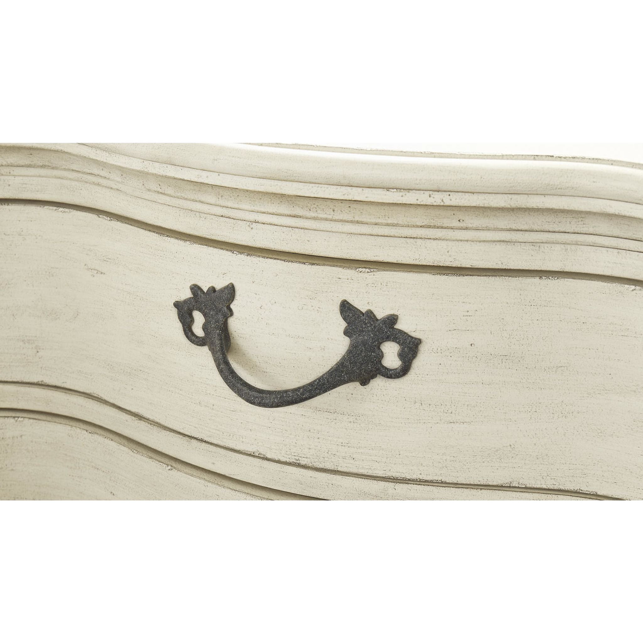 Arlendyne Nightstand - Antique White Finish Bedside Table with Drawer | Perfect for Bedroom, Guest Room, or Nursery Storage
