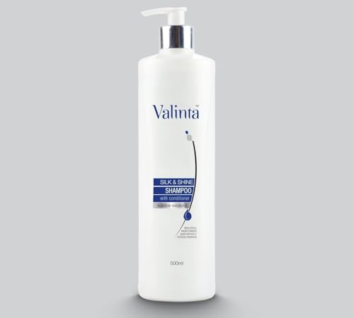 Valinta Silk & Shine Shampoo and Conditioner Set - 500ml for Men & Women - Hydrating Formula for Soft, Silky Hair - Perfect for Daily Hair Care & Salon-Quality Results at Home