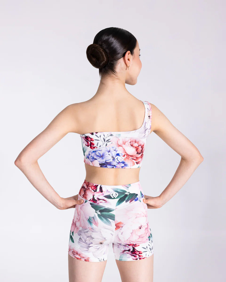 Botanica V Front Shorts for Women - High Waisted Yoga Shorts with Pockets - Comfortable Workout & Lounge Shorts for Running, Gym, Travel & Casual Wear