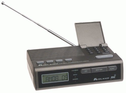 Midland 74200 Digital All Hazard Alert Monitor - Emergency Weather Radio with SAME Alerts for Home, Office & Outdoor Use (Discontinued by Manufacturer)