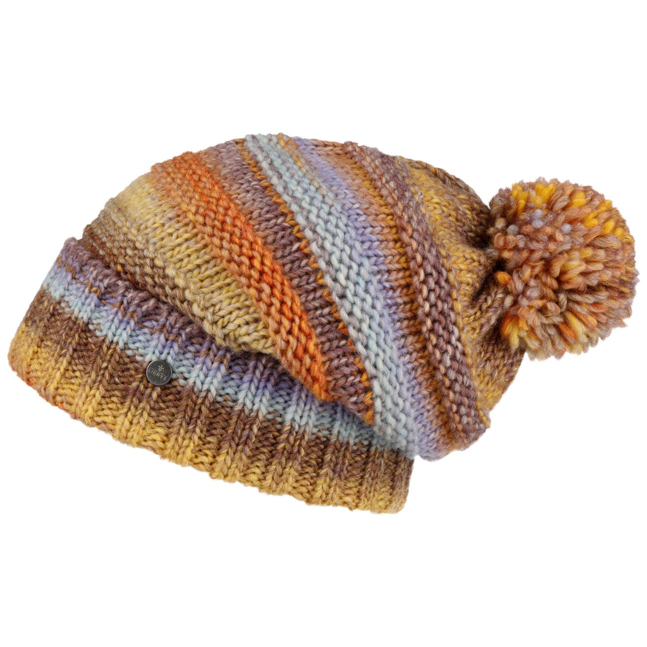 Lierys Faux Fur Pompom Beanie - Soft Winter Knit Hat for Women & Men - Cozy Cold Weather Accessory for Skiing, Snowboarding & Outdoor Activities