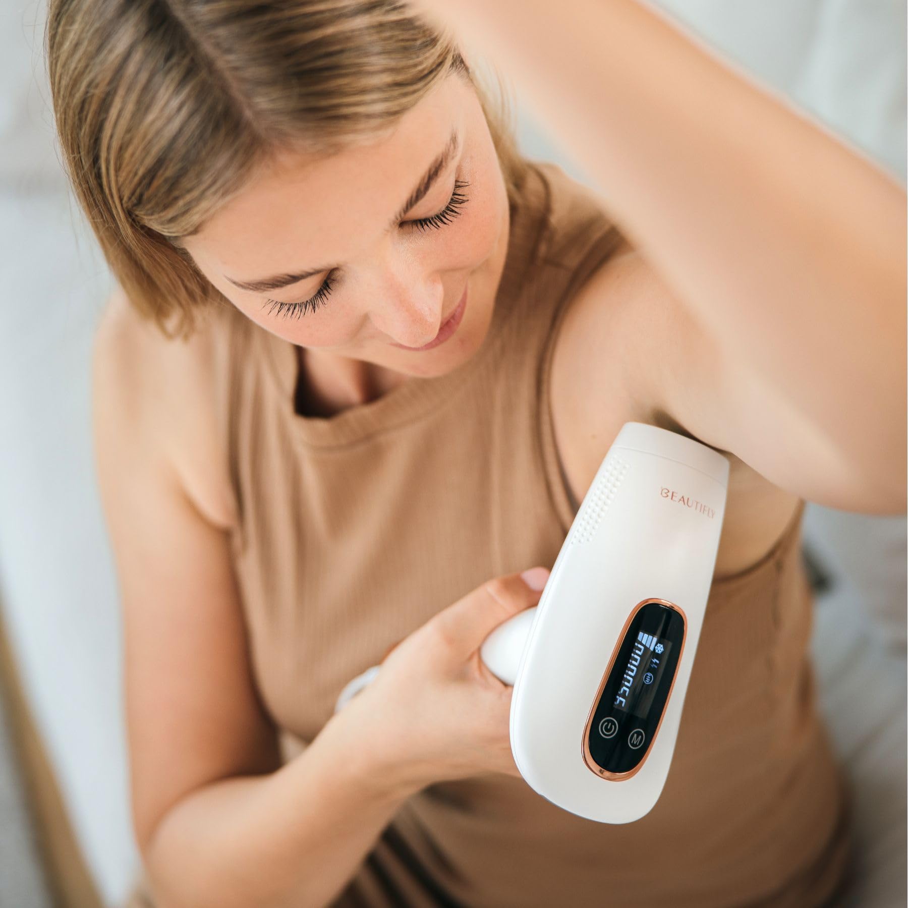 B-Shine ICE Beautifly IPL Hair Removal Device for Women - Permanent Laser Hair Remover with Photo Rejuvenation Function - At-Home Hair Removal for Legs, Face, Bikini Line & Underarms