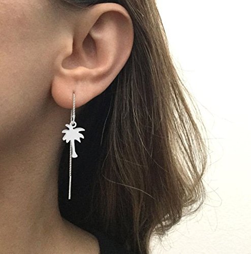 Elegant Palm Tree Dangle Earrings for Women - Boho Beach Jewelry for Summer Vacation & Tropical Parties