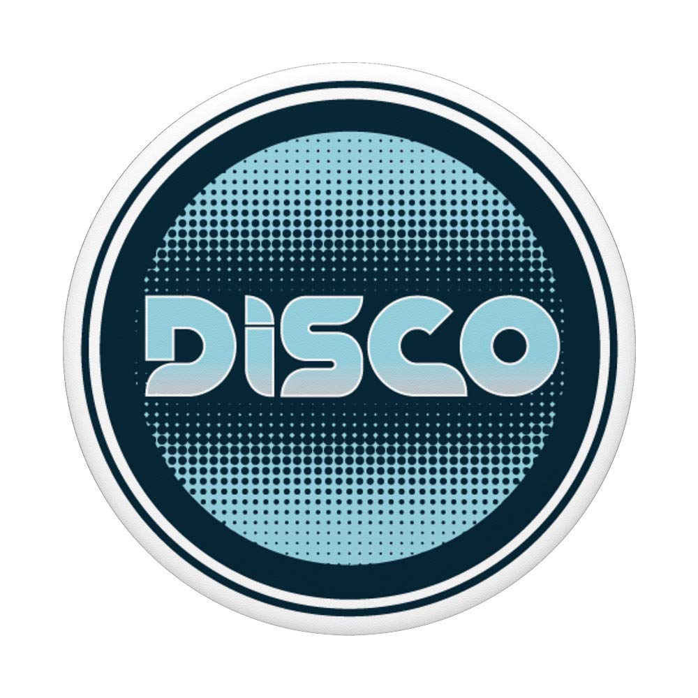DISCO PopSockets PopGrip: Interchangeable Phone Grip & Stand for iPhone, Samsung, Tablets | Perfect for Selfies, Video Calls, and Secure Handling