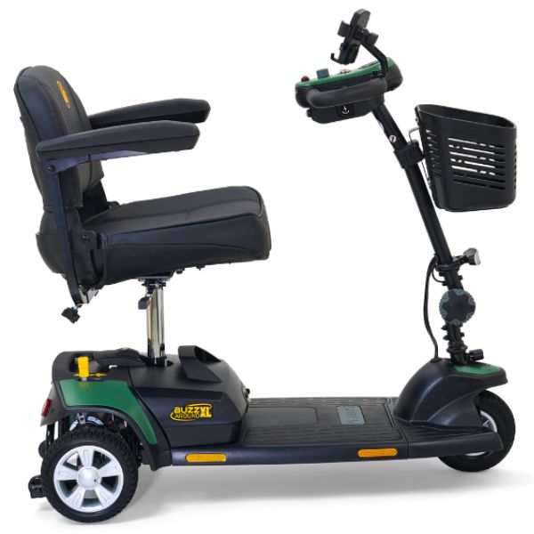 Golden Technologies Buzzaround XL 3-Wheel Mobility Scooter - Lightweight & Portable Electric Scooter for Adults & Seniors - Ideal for Shopping, Travel & Outdoor Activities