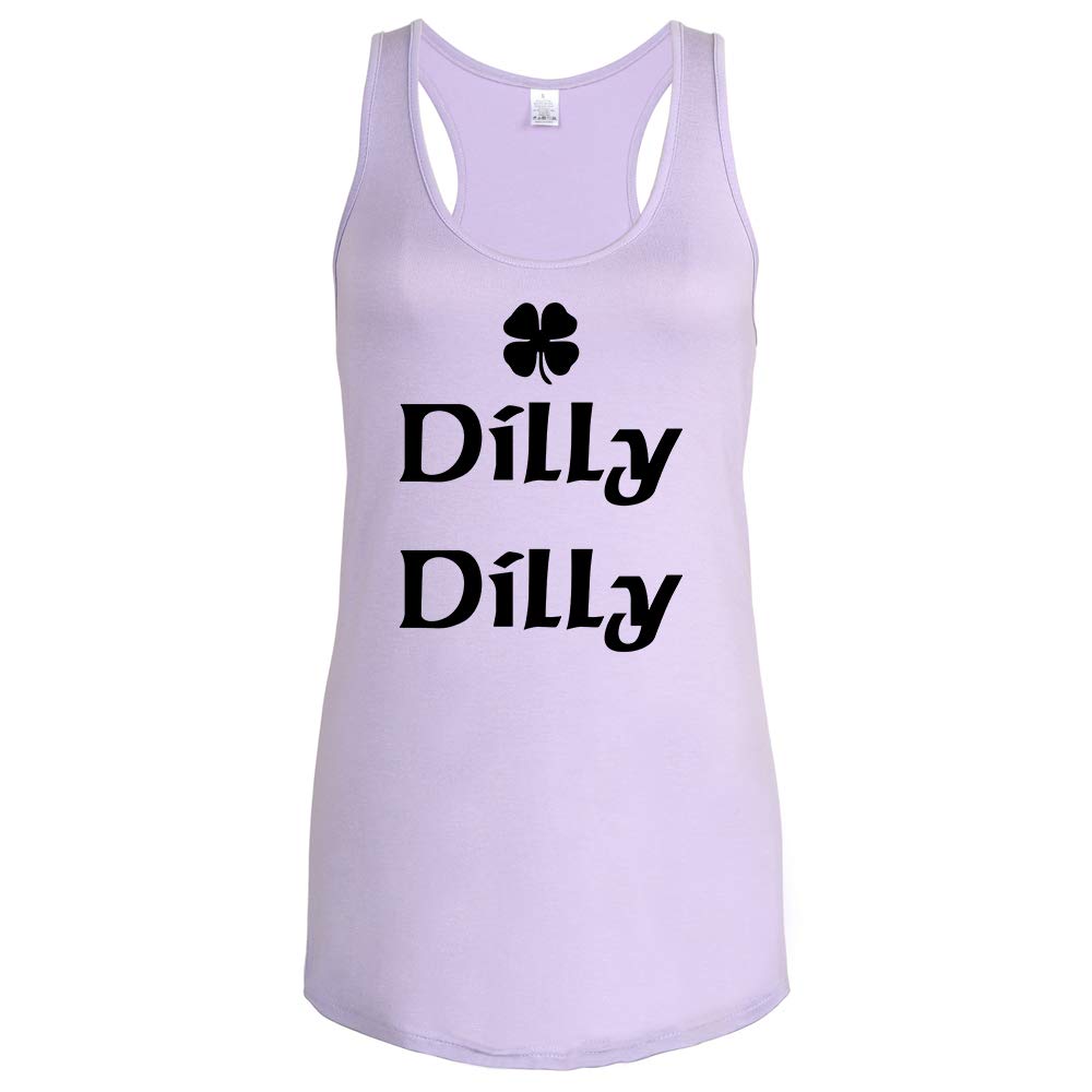 FANNOO Women's St. Patrick's Day Workout Tank Top - Funny Shamrock Gym Shirt with Motivational Saying | Sleeveless Raceback Athletic Top for Running & Fitness