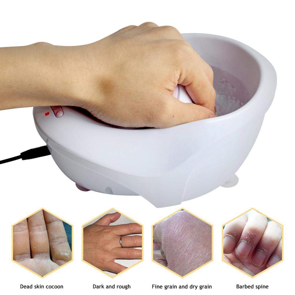 Electric Massage Nail Soaking Bowl - Vibration Spa Manicure Machine for Relaxing Hand Care | Perfect for Home Nail Salons & DIY Manicures