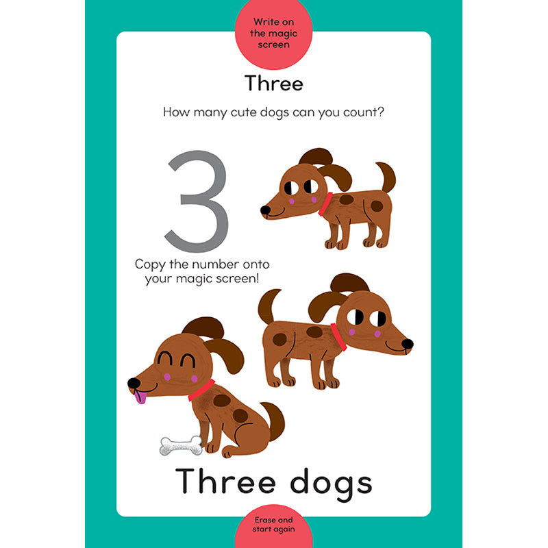 Magic Button: First Numbers - Interactive Learning Toy for Toddlers | Teach Counting & Early Math Skills | Perfect for Home & Preschool Education