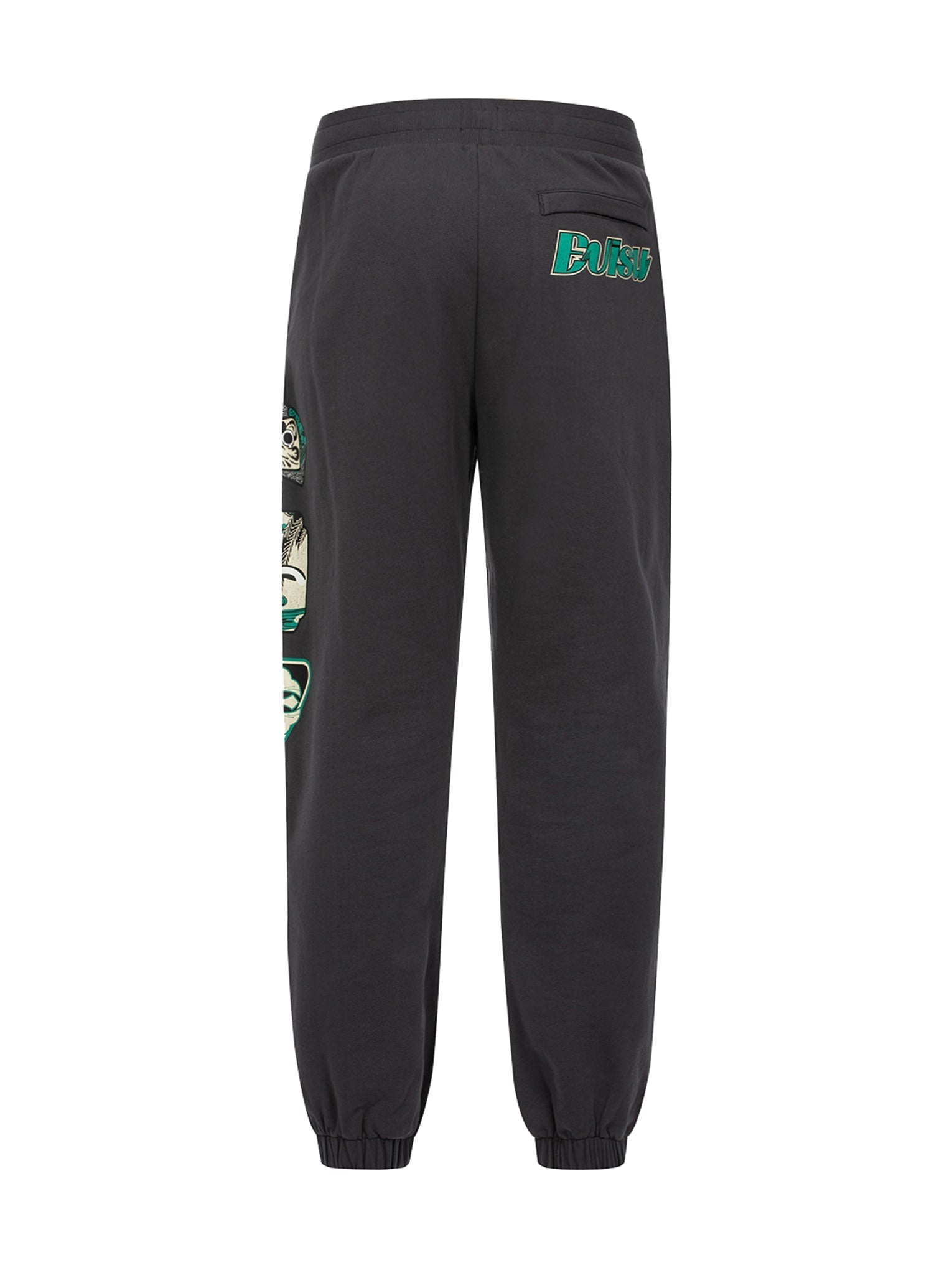 Japanese Hanafuda Flower Print Fashion Sweatpants for Women - Casual Lounge Pants for Yoga, Home Wear & Street Style Outfits