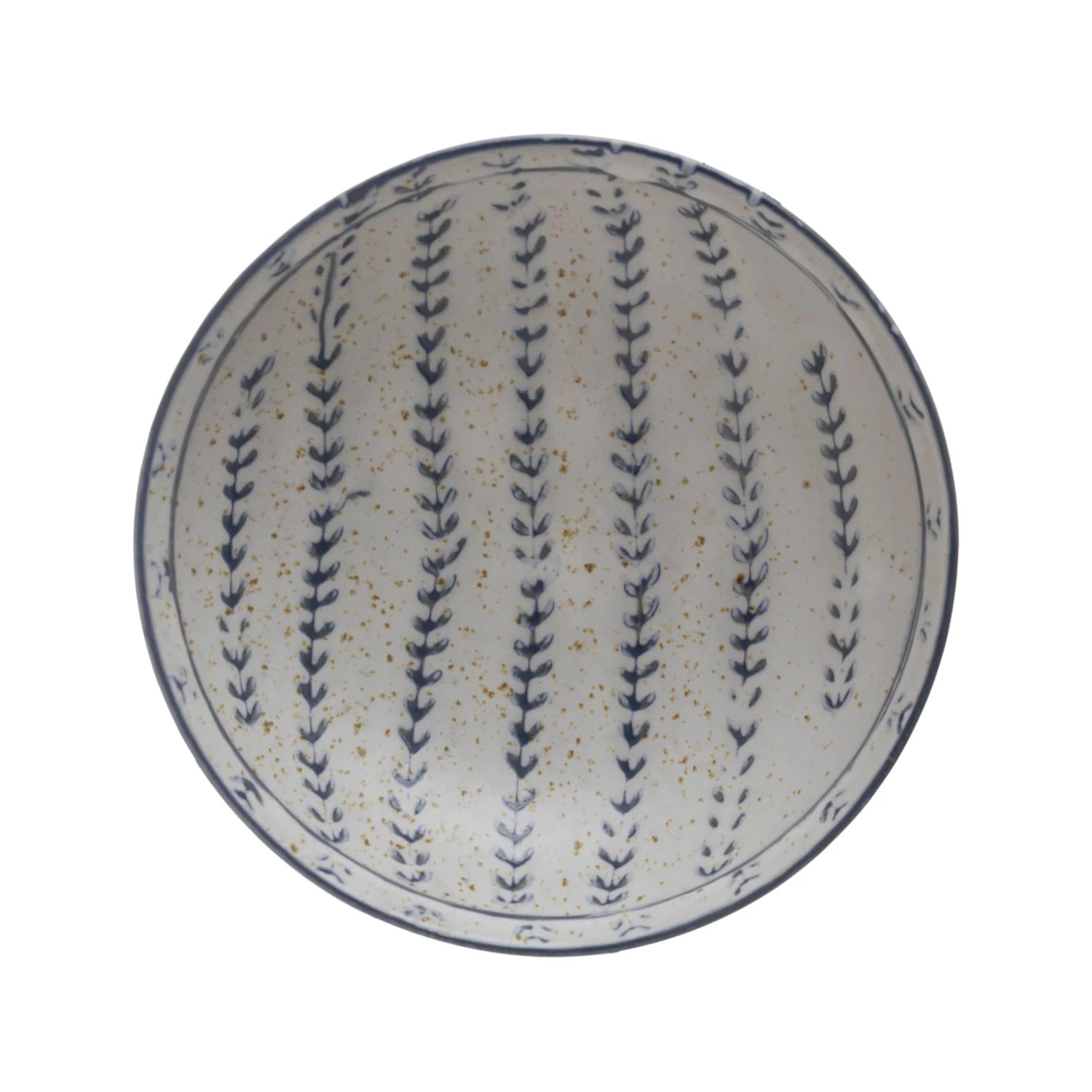 Handcrafted Ceramic Bowl with Unique Blue Debossed Pattern - Perfect for Soups, Salads, and Stylish Home Decor