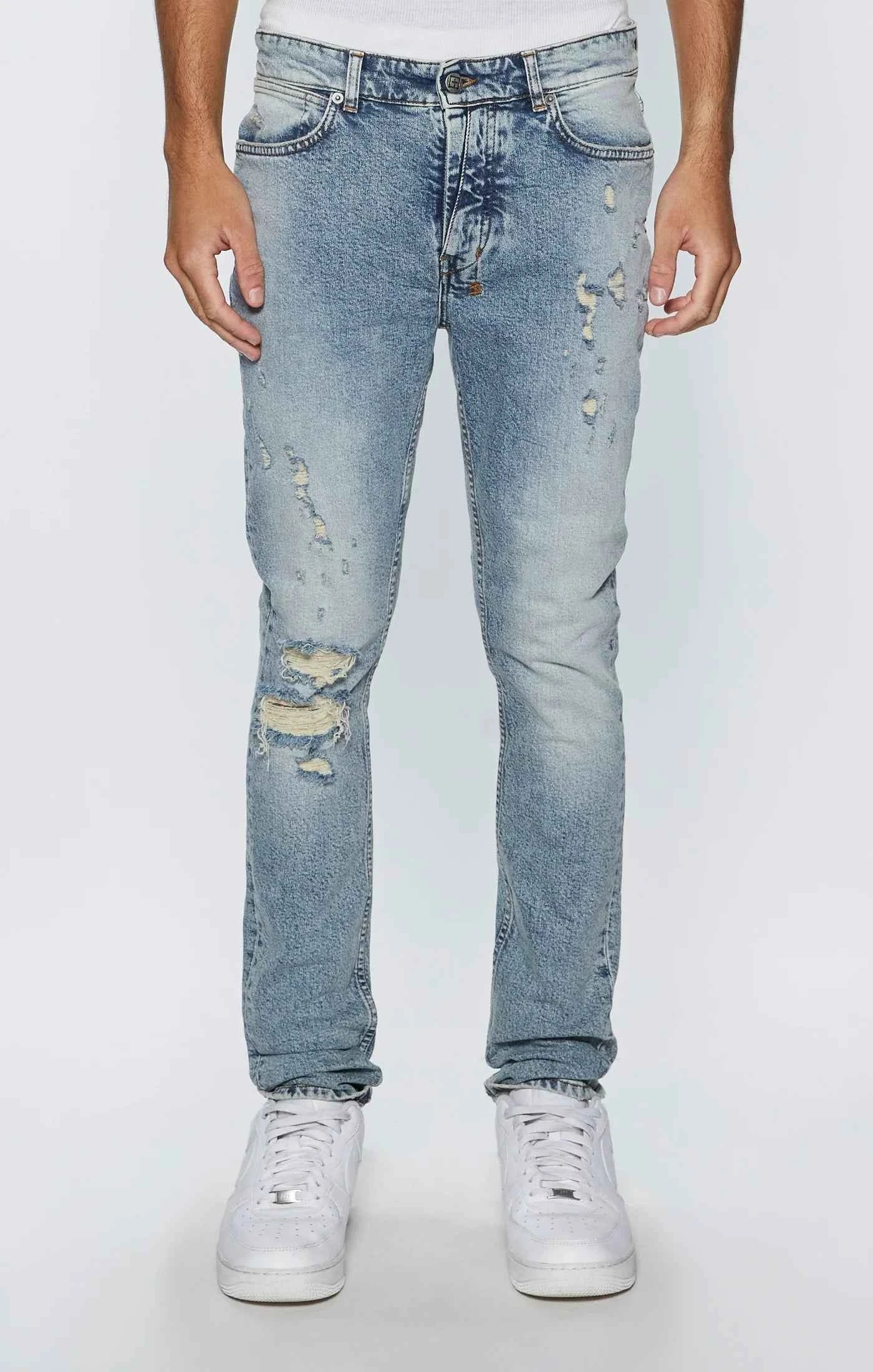 KSUBI Van Winkle Scatter Chamber - Trendy Distressed Denim Jacket for Men & Women | Perfect for Streetwear, Casual Outfits & Night Out Looks