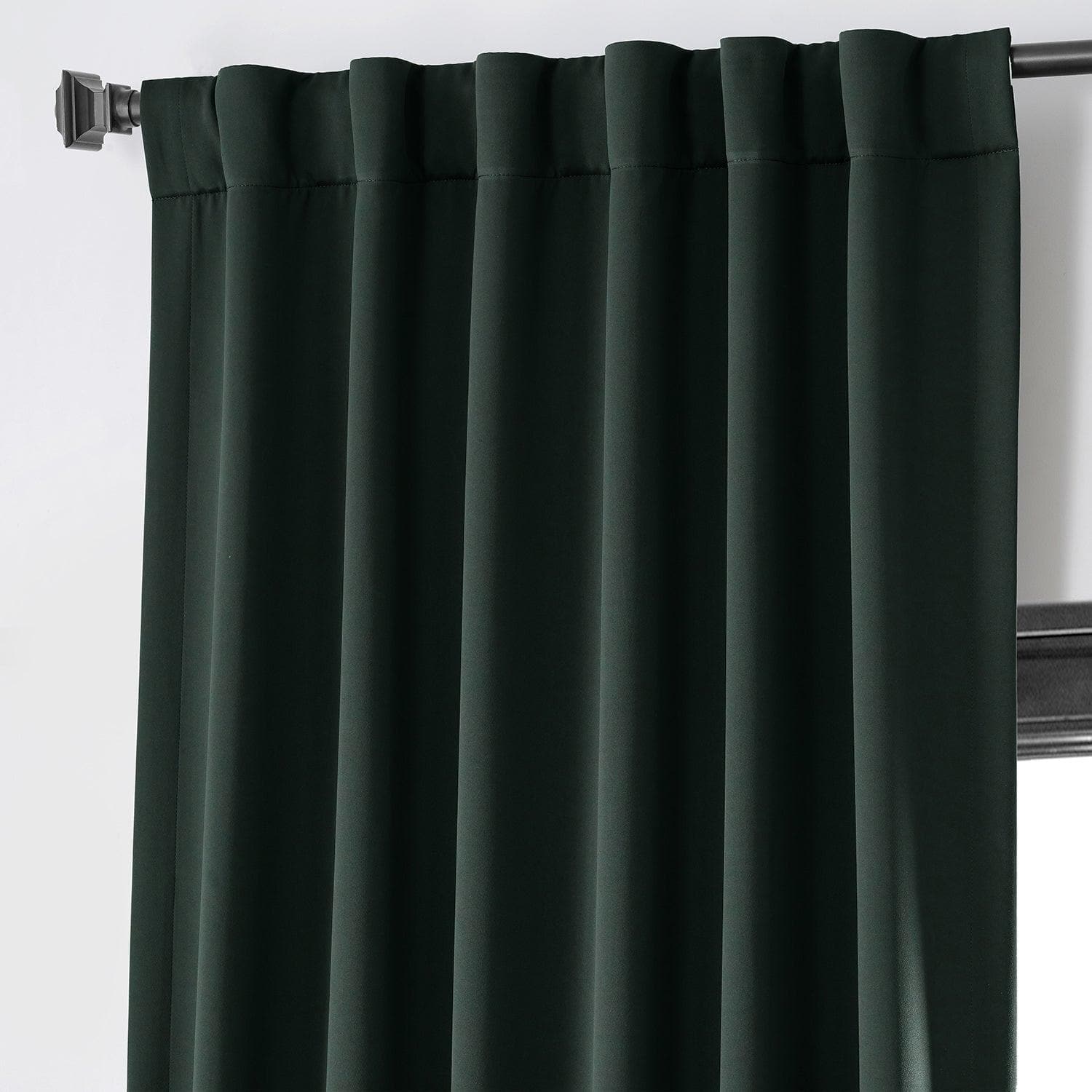 Premium Dark Mallard Green Blackout Curtains for Bedroom & Living Room - Energy Efficient, Noise Reducing, Light Blocking Window Drapes for Better Sleep & Privacy