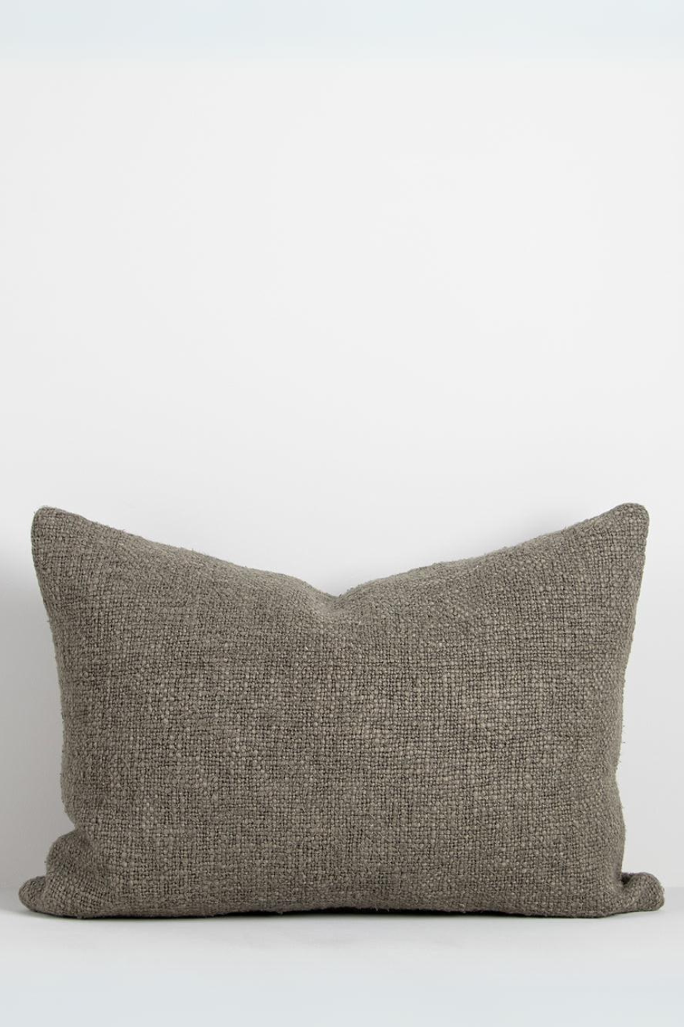 Textured Sage Feather Throw Pillow 16x24 Inches - Soft Decorative Cushion for Sofa, Bed & Home Decor - Cozy Living Room & Bedroom Accent