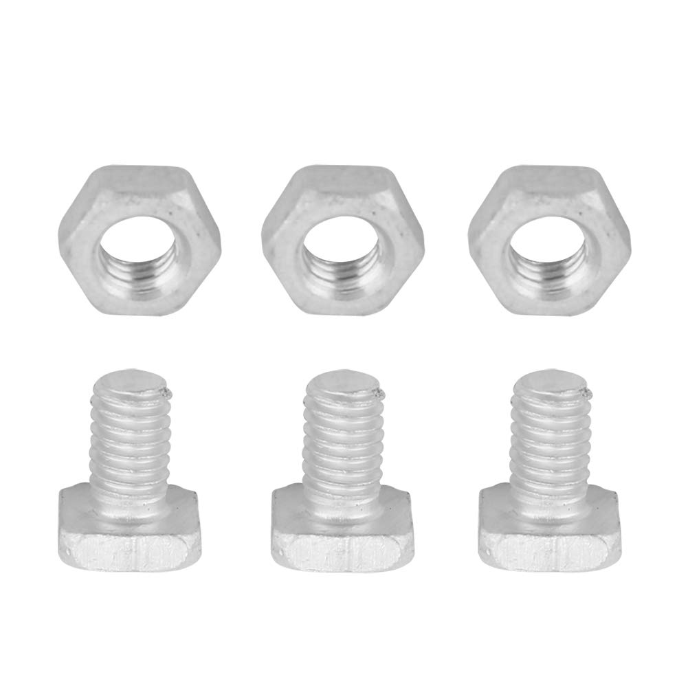 Heavy Duty Aluminum Nuts and Bolts Kit - 50 Sets for Greenhouse Construction & Maintenance - Durable Hardware for DIY Greenhouse, Garden Shed, and Outdoor Structure Assembly