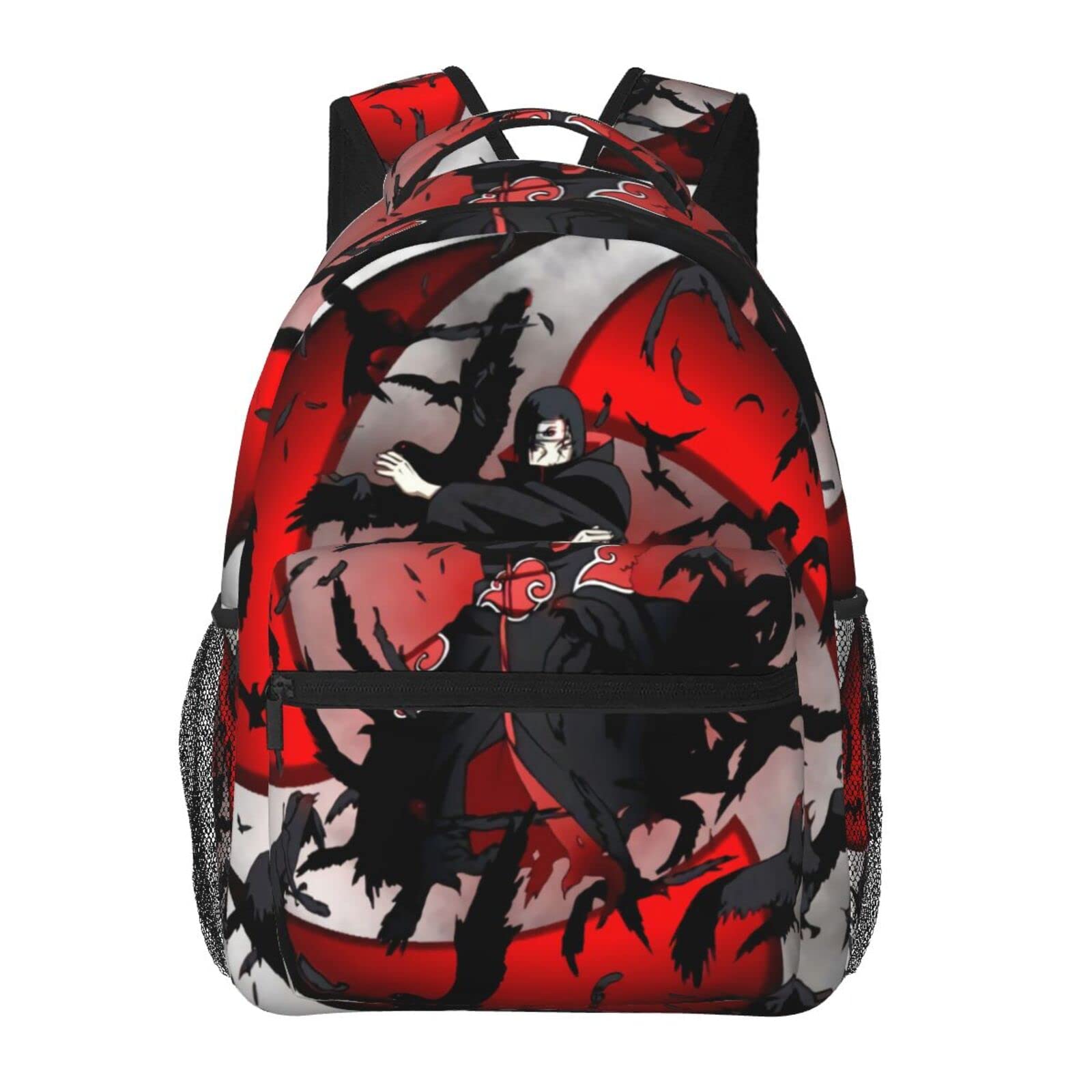 Itachi Backpack - Anime Themed Casual Laptop Backpack with Multiple Pockets (16 Inch) - Perfect for School, Travel & Cosplay