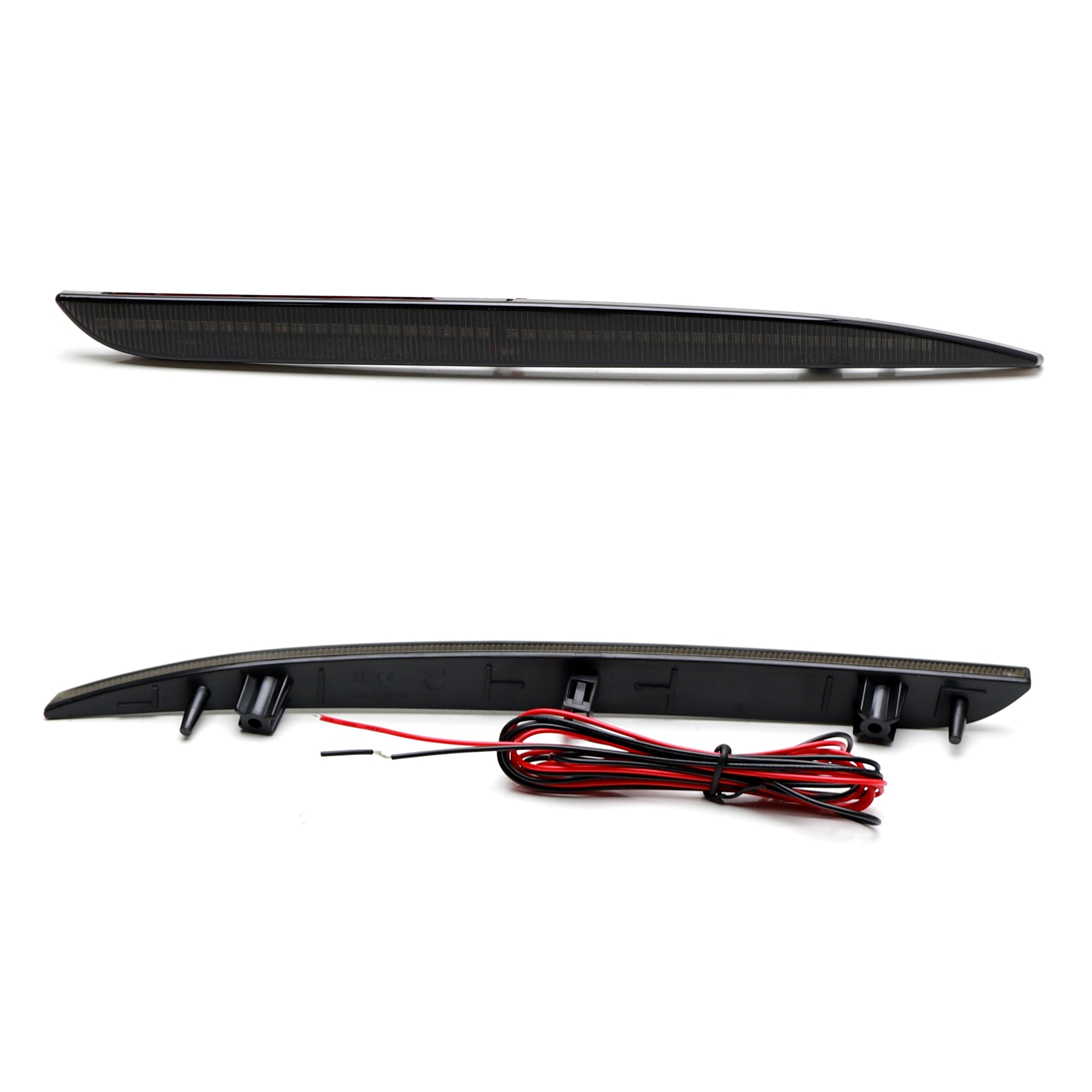 Dark Smoked Lens Full LED Rear Bumper Reflector Lights for 2015-2023 Chrysler 300 - Upgrade Your Car's Style & Safety at Night