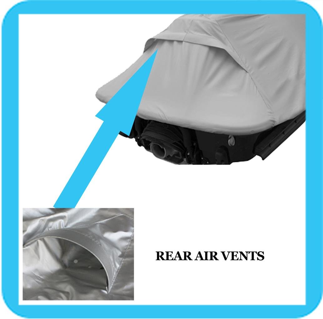 Kawasaki Jet Ski STX 750/900 Cover (1997-2002) - Heavy Duty 420D Waterproof PWC Storage & Travel Protection - Perfect for Outdoor Storage, Boat Trailering & Winterizing