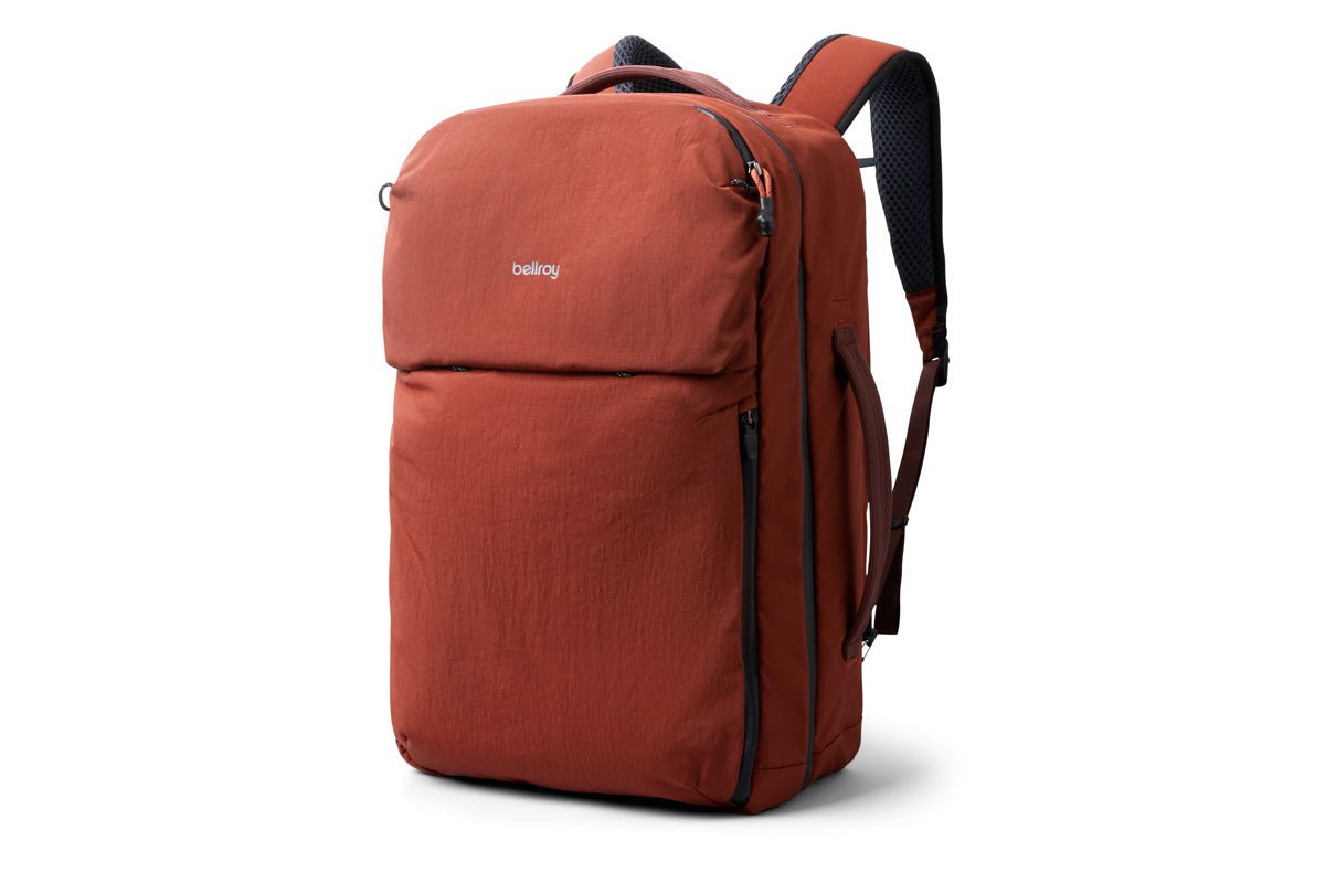 Bellroy Lite Travel Pack 30L - Lightweight Waterproof Backpack for Hiking, Camping & Air Travel | Durable Carry-On Luggage with Laptop Compartment