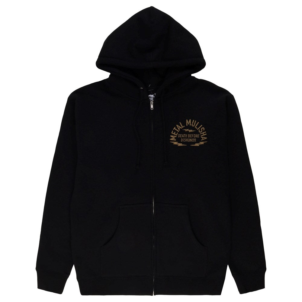 Metal Mulisha Massacre Heavyweight Zip-Up Hoodie - Men's Streetwear Skateboarding Jacket for Urban Fashion & Extreme Sports