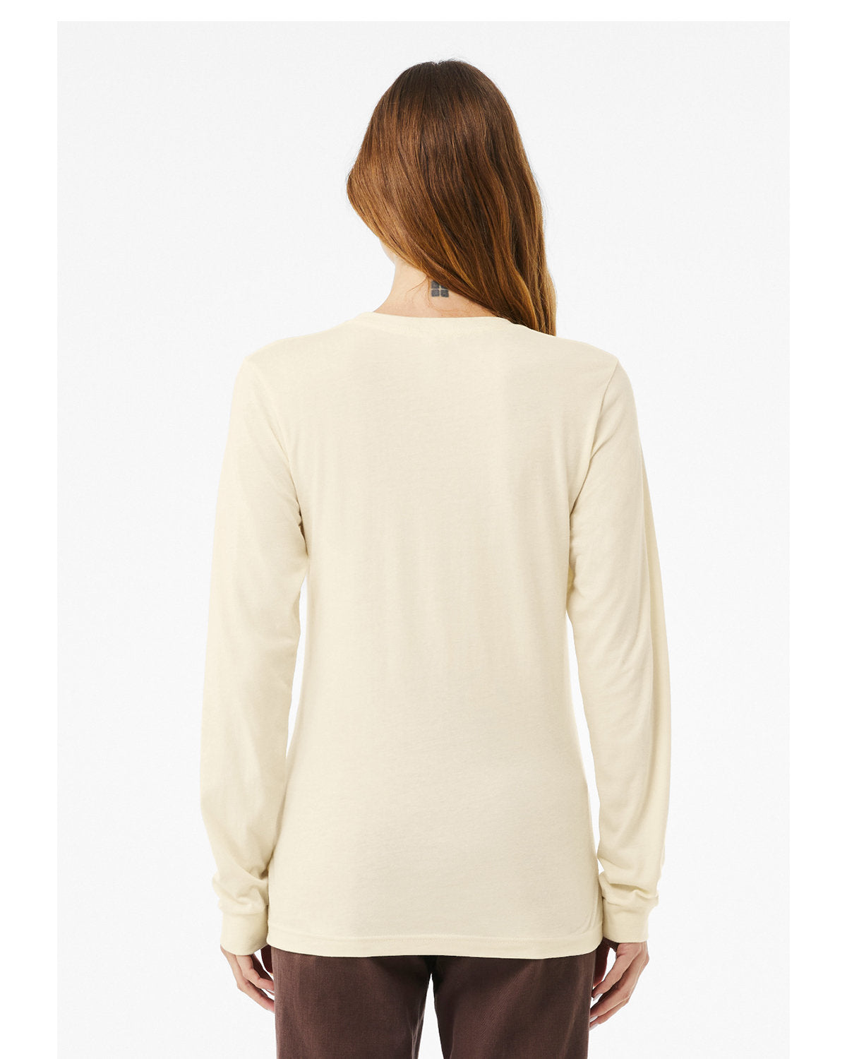 Bella + Canvas 3501CVC Unisex CVC Jersey Long Sleeve T-Shirt - Soft Cotton Blend Crewneck Tee for Men & Women - Perfect for Casual Wear, Layering & Everyday Comfort