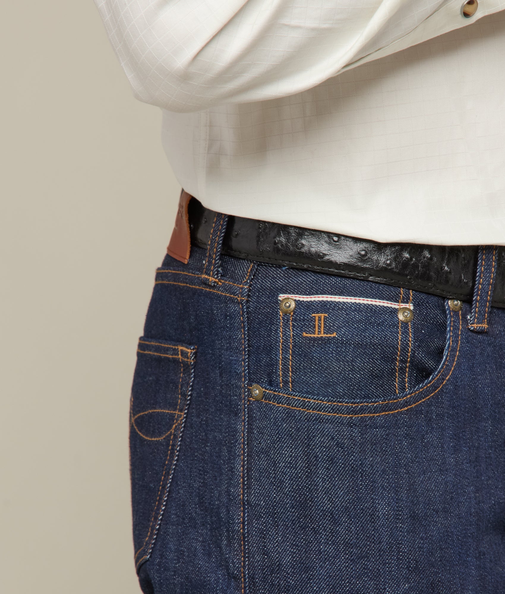 Jesse Men's Slim Straight Fit Jeans in Cavalry Blue - Comfortable & Stylish Denim Pants for Casual Wear, Work & Everyday Outfits