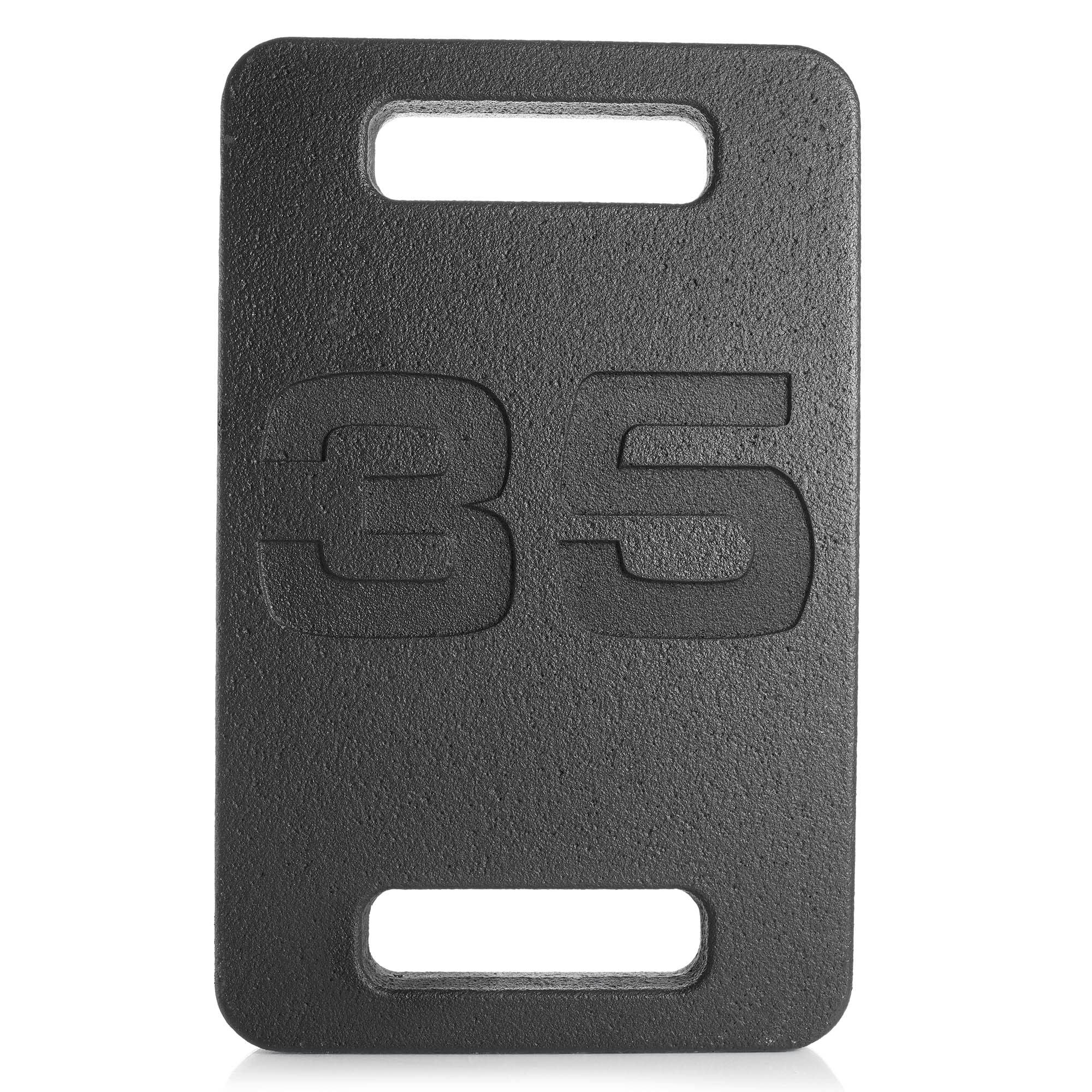 Philosophy Gym Cast Iron Ruck Weight Plate with Handle - Heavy Duty Fitness Equipment for Cross Training, Strength Workouts & Outdoor Rucking - Perfect for Home Gym, Military Training & Fitness Enthusiasts