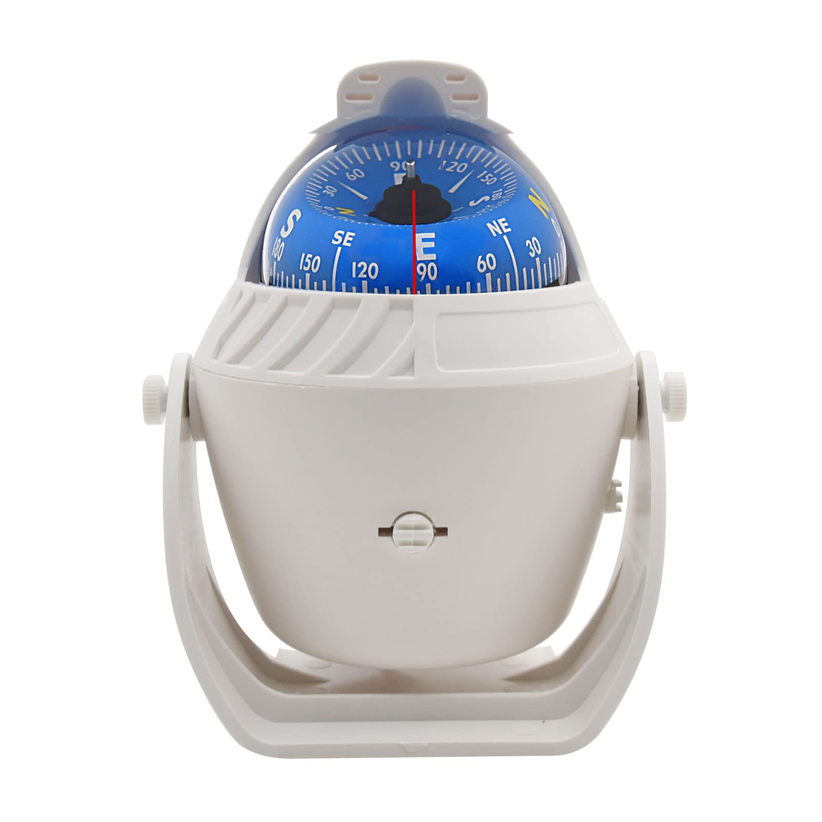 Marine Boat Compass Flush Mount - Illuminated Dashboard Compass with Pivoting Light for Boats & Cars | Perfect for Night Navigation & Off-Road Adventures