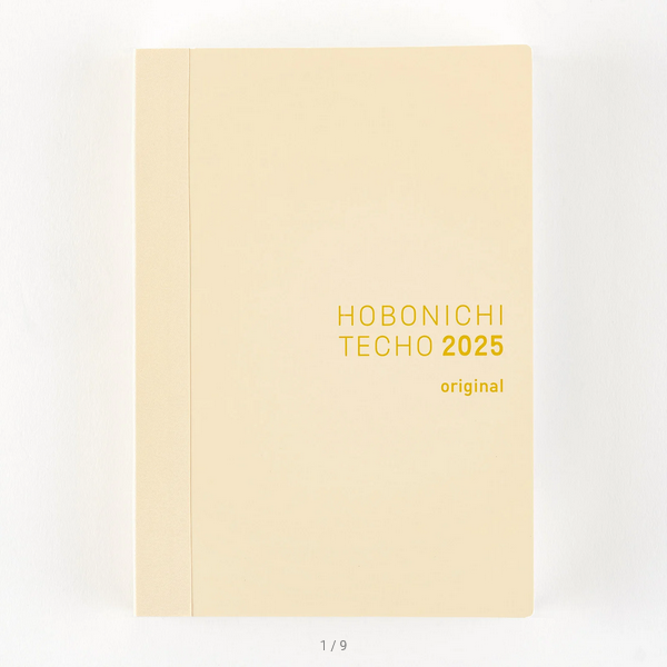 Hobonichi Techo 2025 English Planner - A6 Daily Journal with January Start (Monday) | Perfect for Productivity, Bullet Journaling & Personal Organization