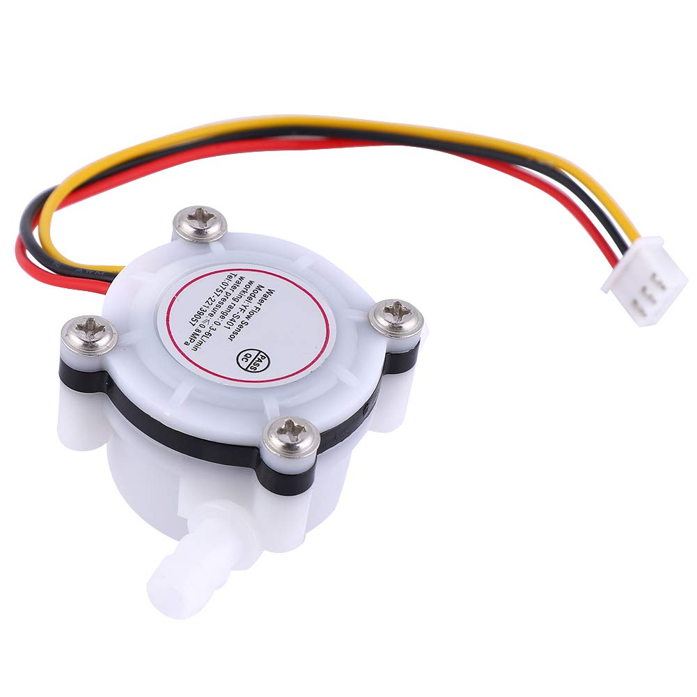 YF-S401 Water Flow Sensor - High Precision Flowmeter with Barb Fittings for Water Coolers, Coffee Machines & Filtration Systems | Real-Time Flow Detection for Home & Industrial Applications