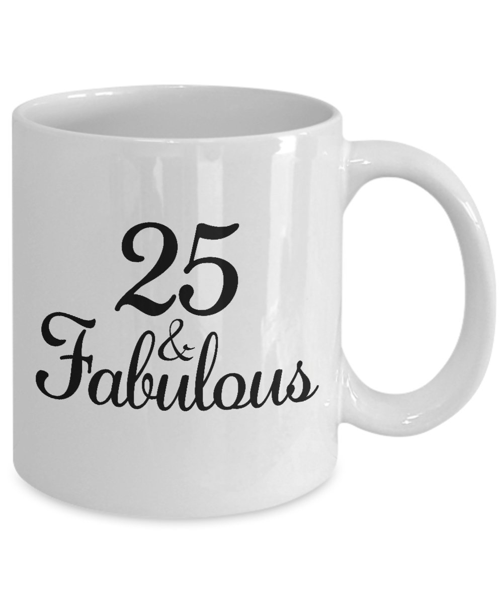 25th Birthday Gifts for Women - Funny 1993 Themed Coffee Mug - Perfect 25 Year Old Gift Idea for Mom, Mother or Aunt - Great for Office Use, Home Decor & Anniversary Celebrations
