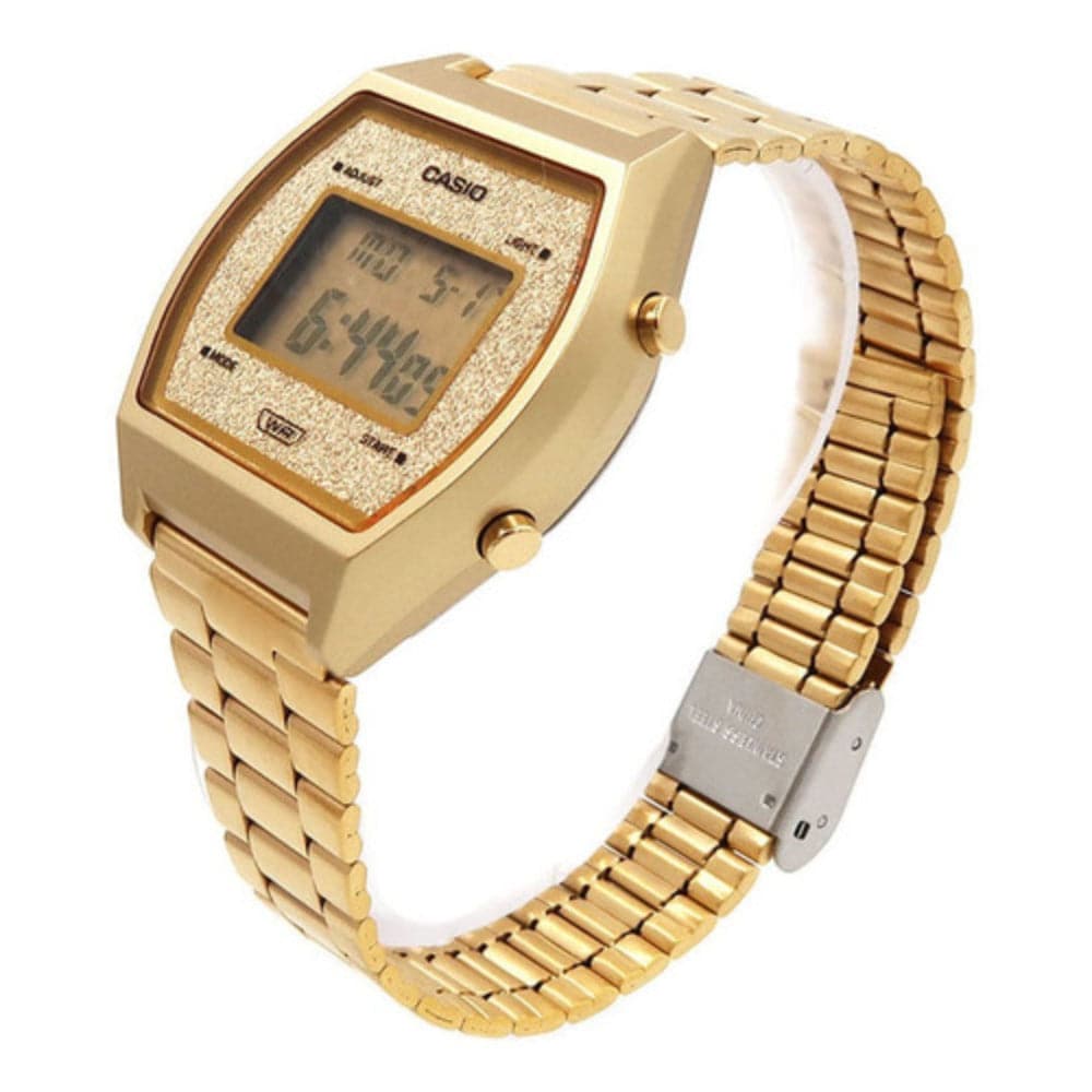 CASIO B640WGG-9DF Vintage Digital Gold Watch for Men & Women - Retro Style, Water Resistant - Perfect for Casual Wear, Office & Everyday Use