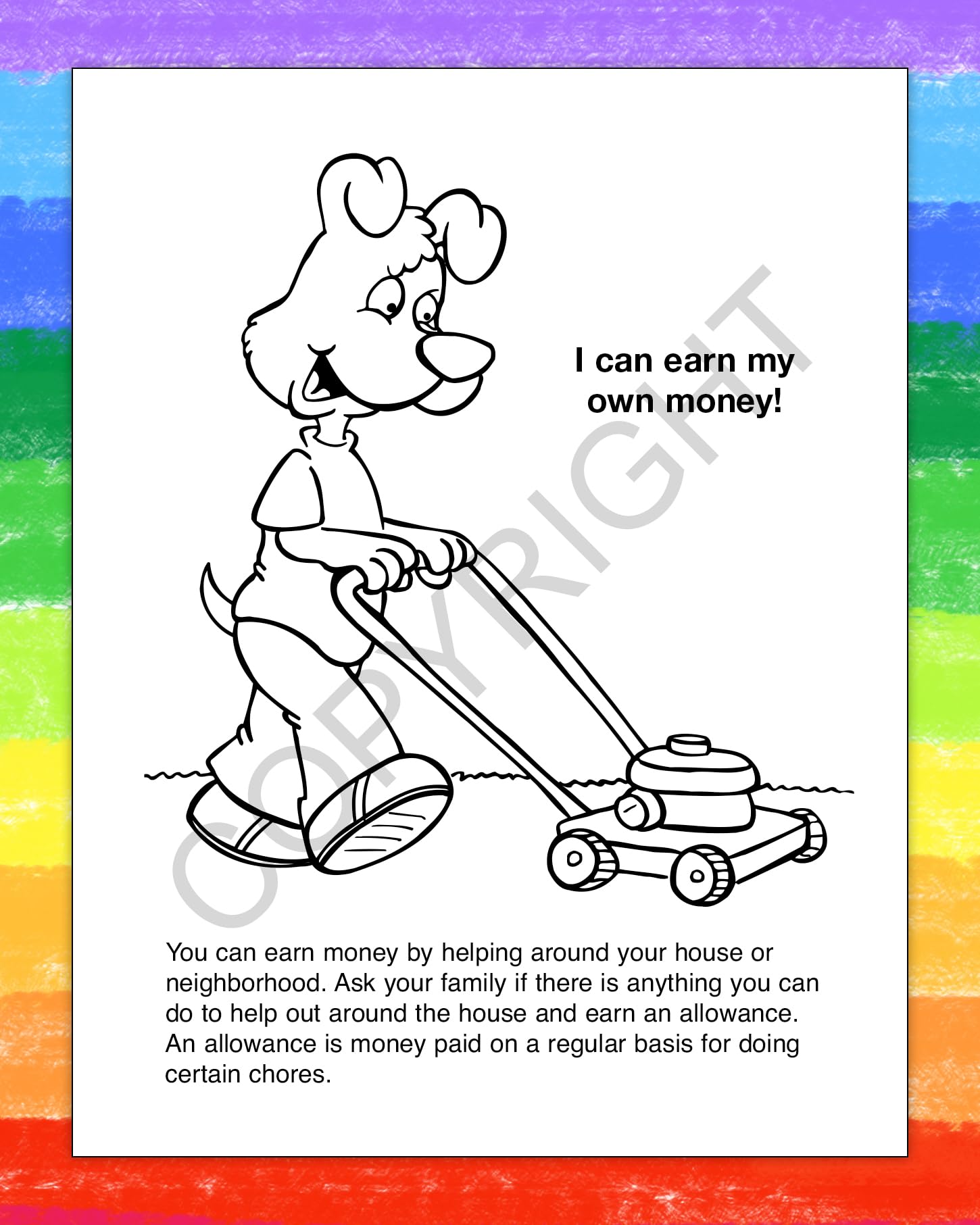ZOCO Custom Educational Coloring Books - 250 Bulk Pack (No Crayons Included) - Teach Kids Money Management & Financial Literacy - Bank-Themed Activities, Puzzles & Learning Games - Perfect for Classrooms, Homeschooling & Financial Education Events