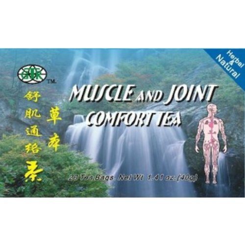 Muscle and Joint Relief Herbal Tea - 20 Tea Bags (1.41 oz) for Pain Relief & Relaxation | Perfect for Post-Workout Recovery & Stress Relief