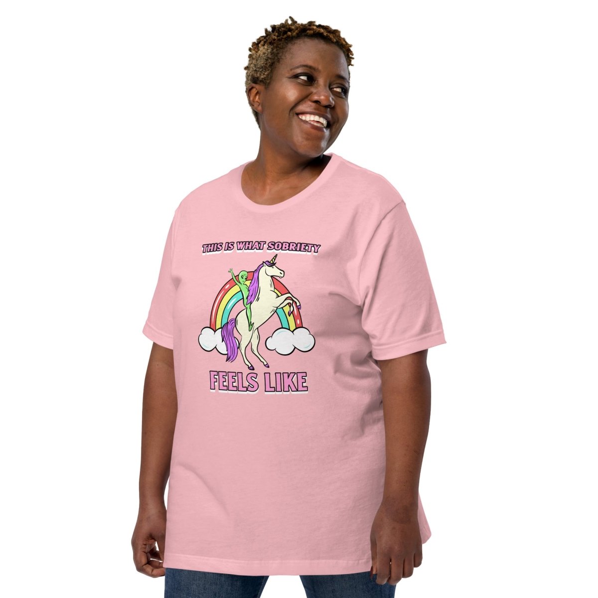 This Is What Sobriety Feels Like Unisex T-Shirt | Adventure Awaits Motivational Tee | Perfect for Recovery Support & Outdoor Activities