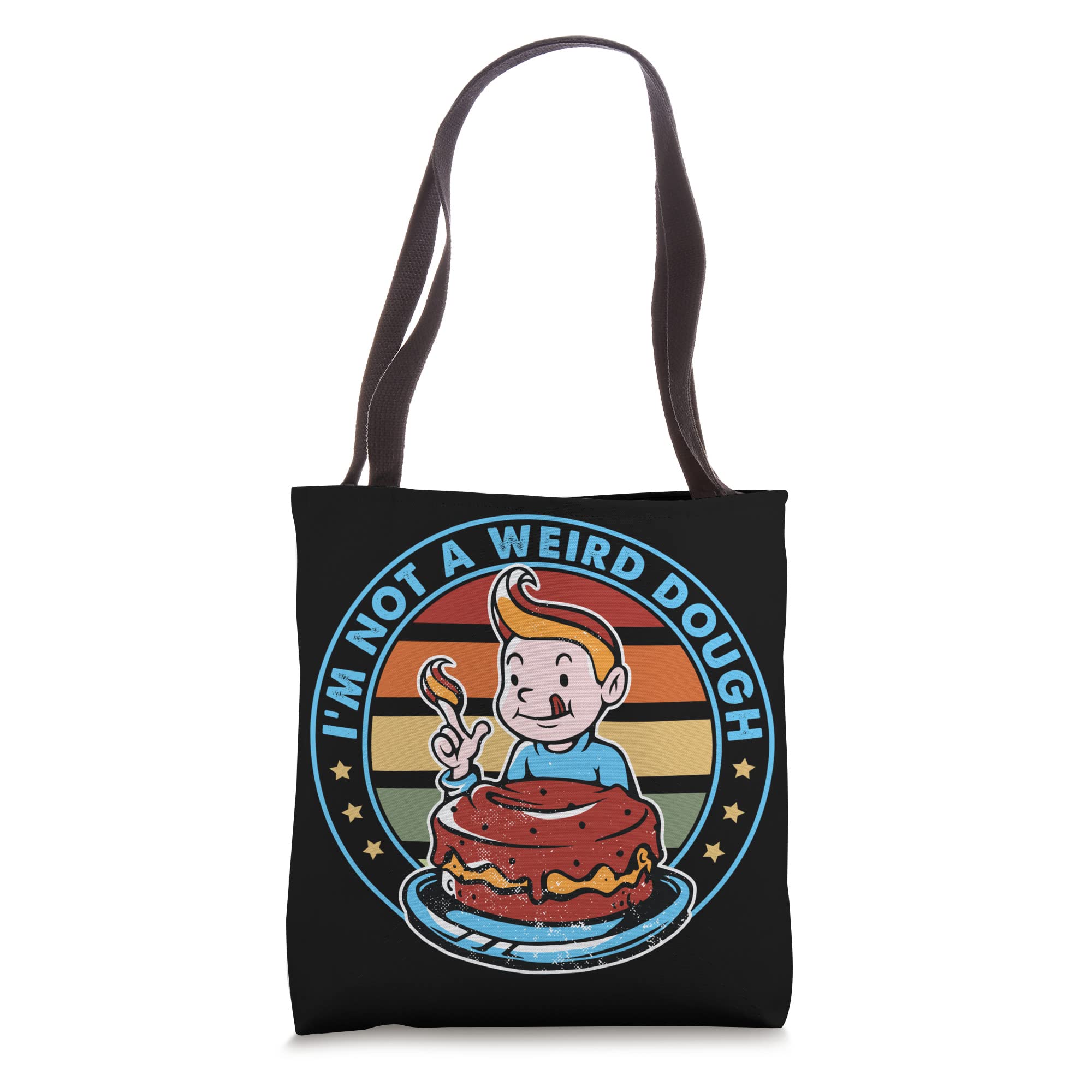 Funny Baking Tote Bag - 'I'm Not A Weird Dough' Cake Decorating Gift for Bakers - Perfect for Grocery Shopping & Baking Classes