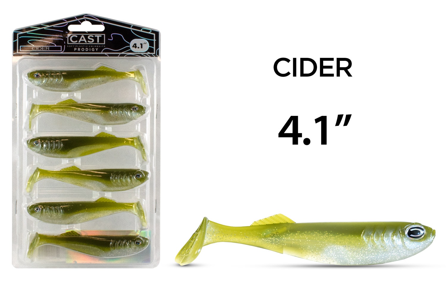 Cast Prodigy 4.1 Fishing Lure - Premium Bass Bait for Freshwater & Saltwater - Perfect for Trout, Walleye, and Pike Fishing | Ideal for Lakes, Rivers, and Ocean Angling