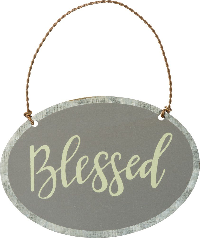 Blessed Home Ornament - Primitive Decor for Holidays & Gifts