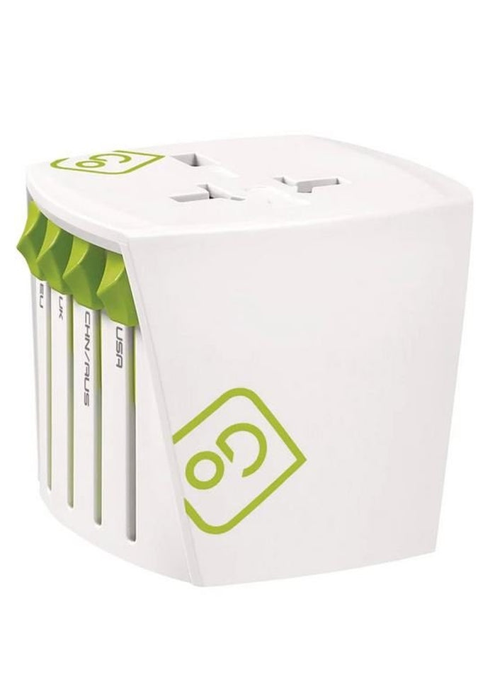 Universal Travel Adapter - Worldwide All-in-One Power Plug Converter for USA, Europe, UK, Asia | Perfect for Business Trips, Vacations & International Travel