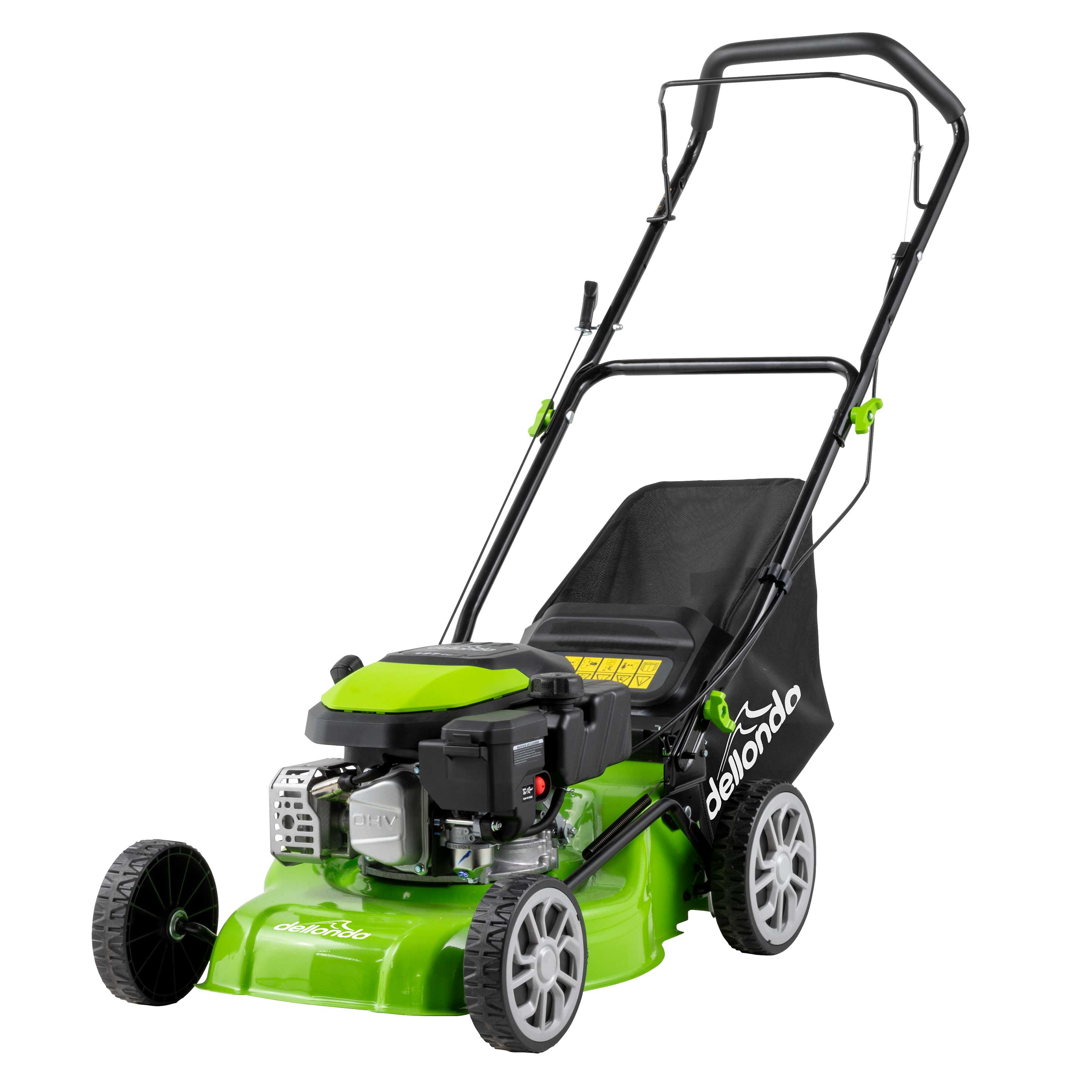 127cc 16-Inch 4-Stroke Gas Powered Push Lawn Mower with 41cm Cutting Width - Ideal for Small to Medium Yards, Home Garden Lawn Care & Landscaping