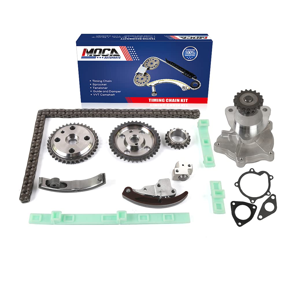 MOCA Timing Chain Kit & Water Pump Replacement for 97-02 Chevrolet Cavalier, 97-01 Pontiac Grand Am, 97-98 Oldsmobile Alero, 96-98 Buick Skylark 2.4L Engine - Perfect for Engine Repair & Maintenance