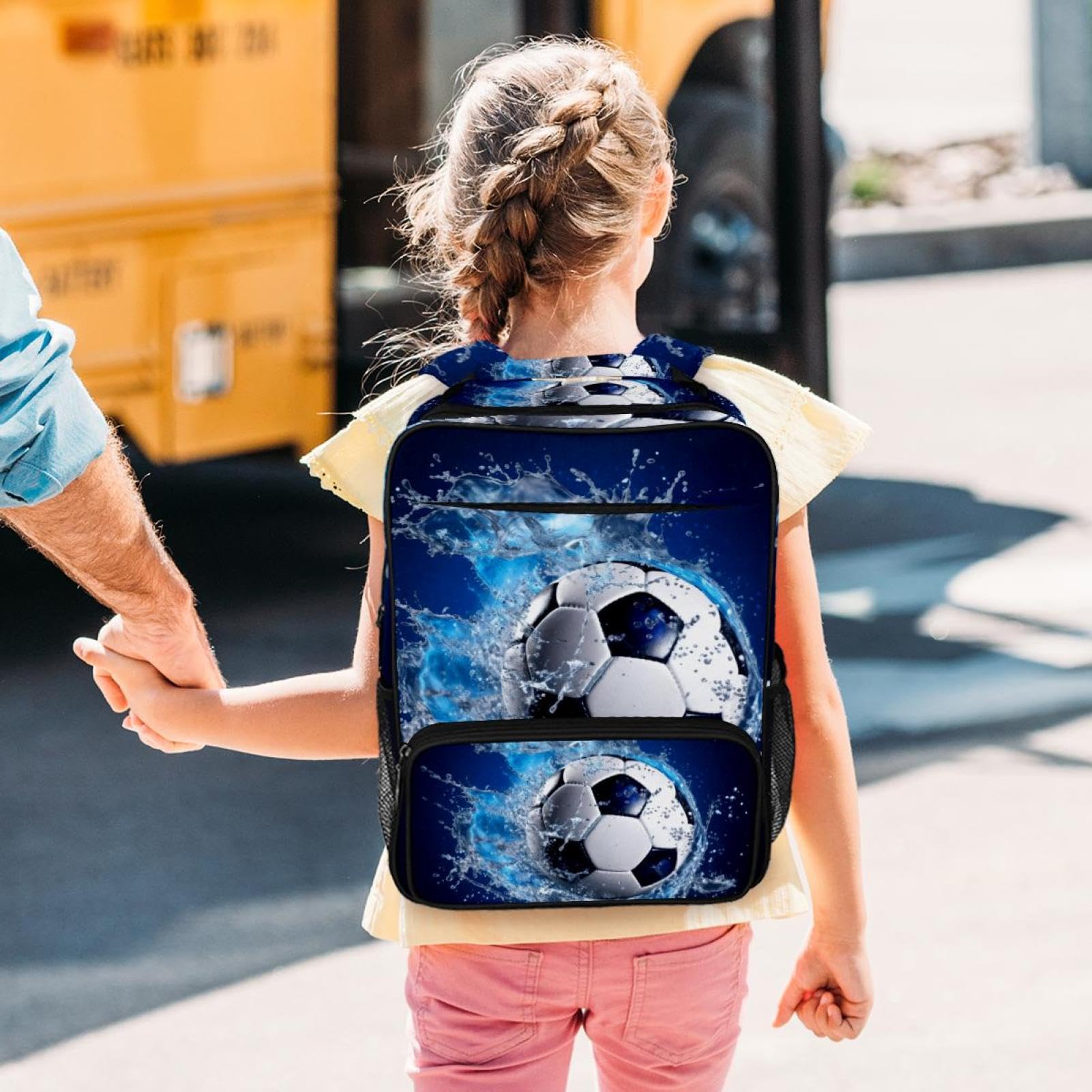 Best Travel Backpack for Women & Men - Lightweight Durable Blue Ocean Design - Perfect for Hiking, Camping & Daily Commute